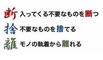 物がない生活をする